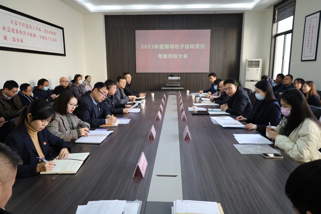 2023年度目標責任考核大會暨支部書記述職考核會圓滿舉行